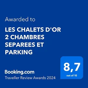 Les Chalets D'or 2 Chambres Separees Et Parking Appartement